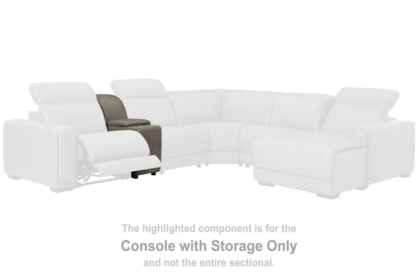 Correze - Console with Storage - Gray