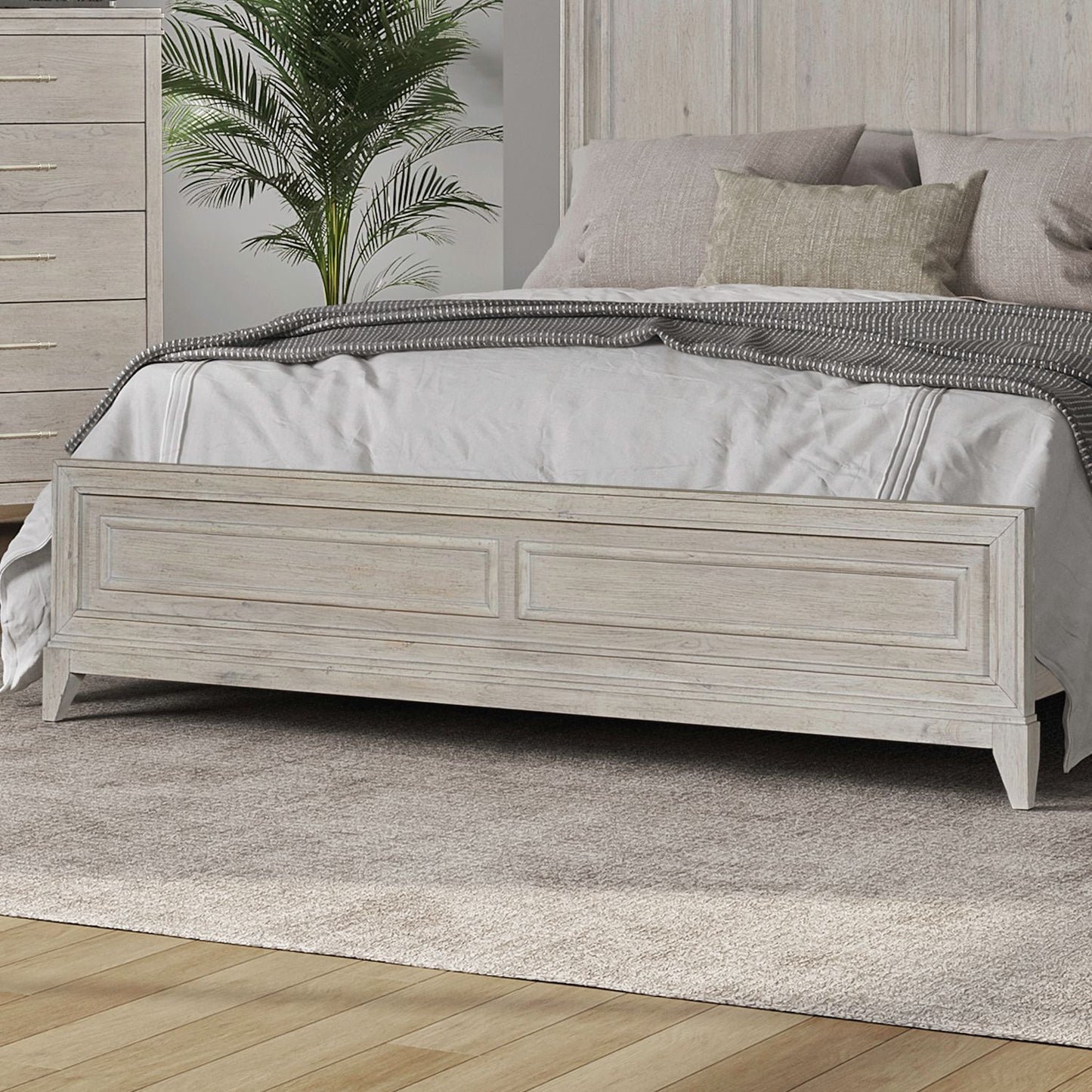 New Haven - Queen Panel Footboard - White