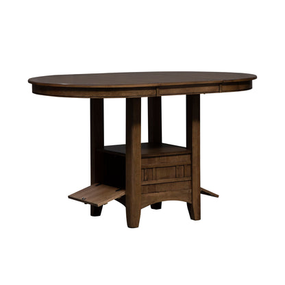Santa Rosa - Pub Table Base - Light Brown