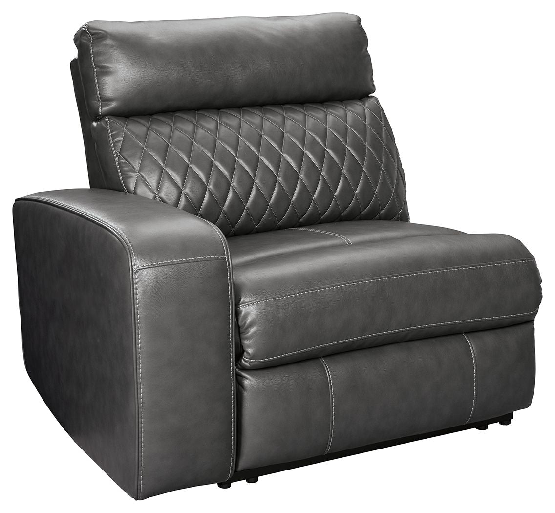 Samperstone - LAF Zero Wall Power Recliner - Gray