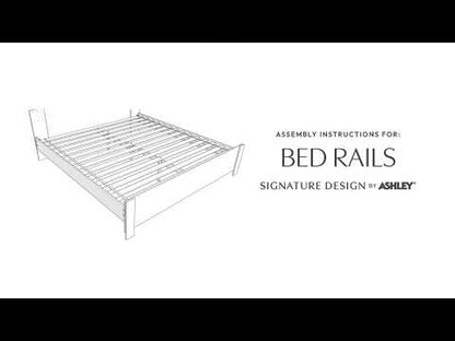 Brozmont - Queen/King Platform Rails - Tan
