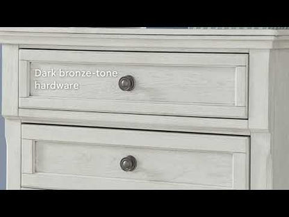 Robbinsdale - Twin Sleigh Headboard - Antique White