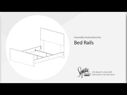 Willowton - Whitewash - Queen Panel Rails