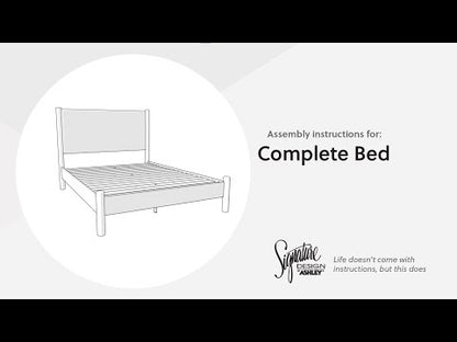 Cadmori - King Panel Footboard With Rails - Black