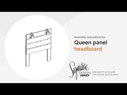 Larstin - Queen Panel Headboard - Brown