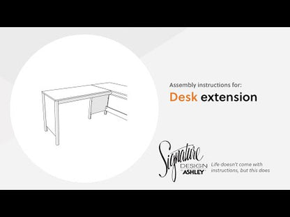 Battelle - Home Office Desk Return - Tan