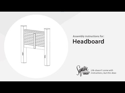 Trinell - King Poster Headboard Panel - Brown