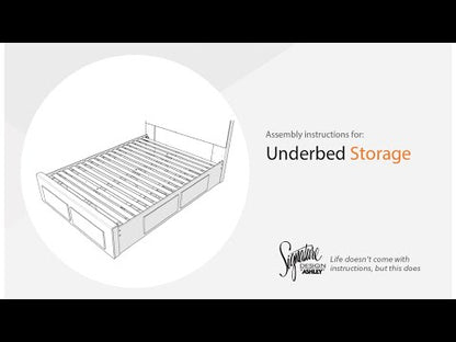 Baystorm - Full Under Bed Storage - Gray