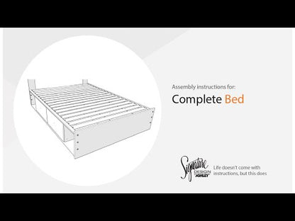 Wistenpine - Twin/Full Under Bed Storage - Blush